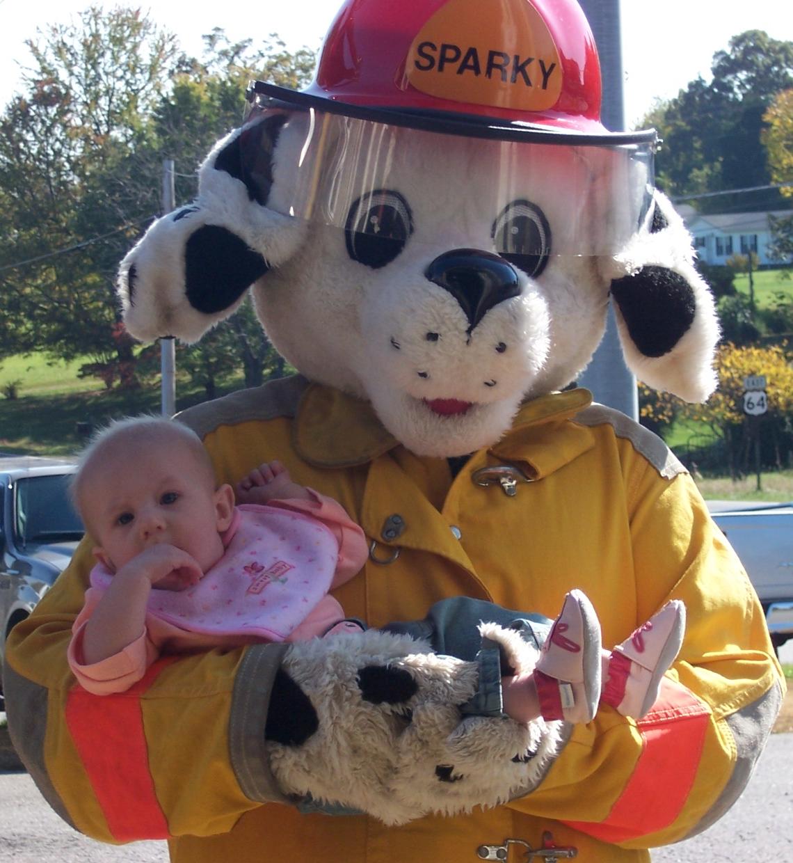 Sparky the Dog & Baby