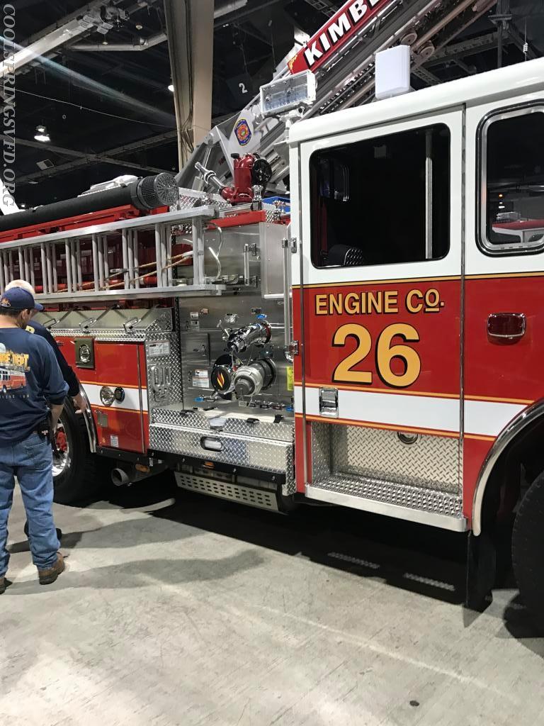 Fire Expo at Harrisburg PA Day 2 at the Expo Cool Springs Volunteer